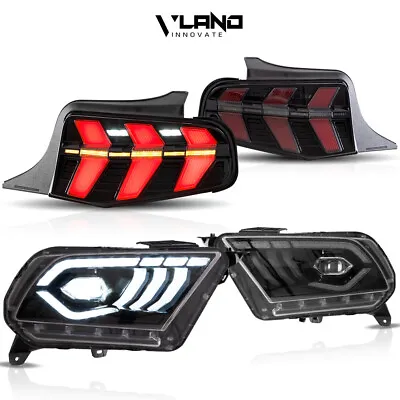 VLAND For 2012-14 Ford Mustang W/DRL Sequential LED Headlights +LED Tail Lights • $709.99