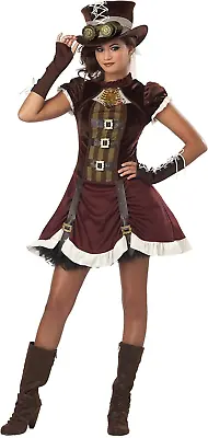 Tween Steampunk Girl Costume X-Large • $61.99