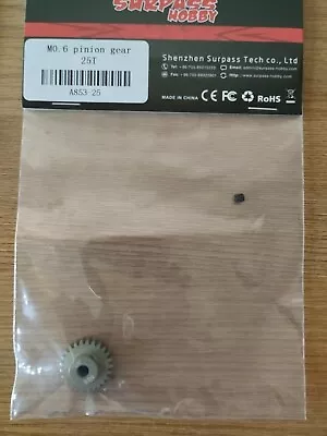 Rc Car Buggy 0.6 Module Pinion 25T  Pinion 25 Tooth • £5.50