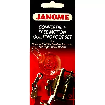 Janome Free Motion Quilting Foot Set #202001003 For Memory Craft Embroidery • $57.99