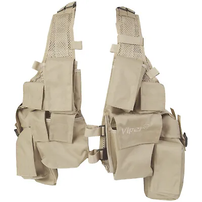 £49.99 • Buy New Sand Viper South African SA Assault Vest Patrol Military Airsoft Tan Desert