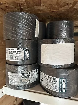 DPC Damp Proof Course - 100mm X 30m Rolls - BBA Approved - Brick Block Work • £6.80