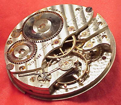 Vintage 21 Jewels Hampden Grade 105 Of Pocket Watch Movement Parts Repairs • $64.99