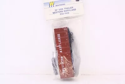 $9.49 • Buy Walthers HO Scale Western Maryland 32' Van Trailer NOS 933-1622