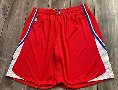 Adidas Authentic LA Clippers NBA Team Pro Cut Game Basketball Shorts Rev 30 4XL • $44.99