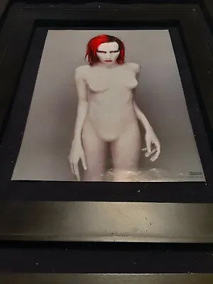 Marilyn Manson Mechanical Animals Rare Original Radio Promo Poster Ad Framed #3 • $55.80