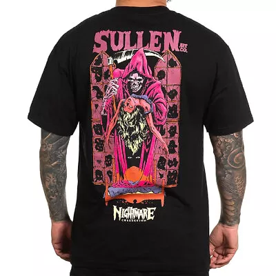 Sullen Men's Nightmares Standard Black Short Sleeve T Shirt Clothing Apparel ... • $31.45