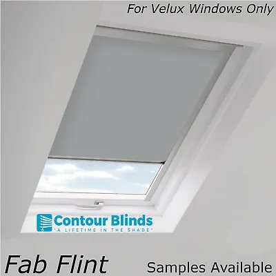 Grey Blackout Fabric Skylight  Blinds Made For All Velux® Roof Windows  • £11.21