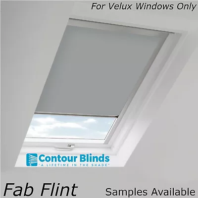 Grey Blackout Fabric Skylight  Blinds Tailor Made For All Velux® Roof Windows  • £105.09