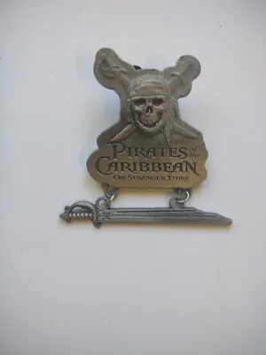 $4 • Buy Disney Pirates Of The Carbbean On Stranger Tides Lapel Pin