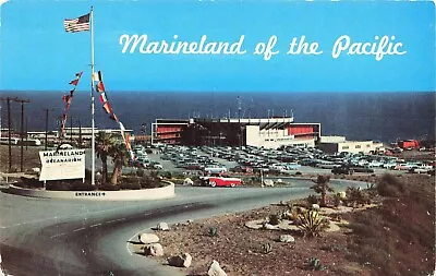 Postcard - Marineland Of The Pacific CA ~ Mid-Distant View Showing Parking Lot • $2.78