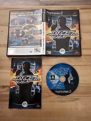 £3.99 • Buy 2001 007 Bond Agent Under Fire Sony PS2 Playstation 2 UK PAL Complete TESTED