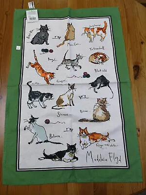 Ulster Weavers Madeleine Floyd Cats 100% Cotton Tea Towel - Post W/wide - A • £8.99