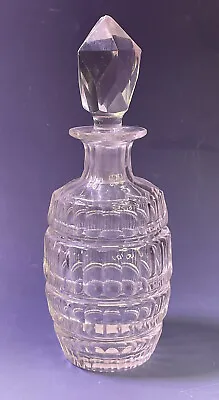 Antique 19th C. EAPG Flint Glass Bottle Decanter Miniature Victorian Era • $55.25