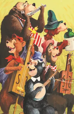 Country Bears 5 Bear Rugs Band Marc Davis 11x17 Poster Print Disney • $17.99