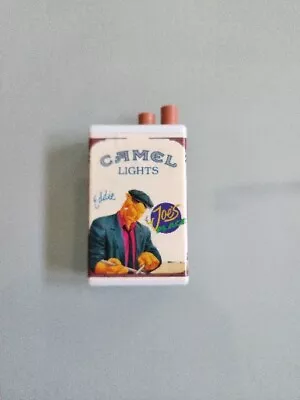 Vintage Camel Lights Fluid Cigarette  Lighter Eddie Joe's Place-Bottom Striker • $9.99