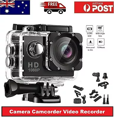 4K Action Camera 1080P Waterproof Sports Camera Underwater DV Camera As Go Pro • $21.99