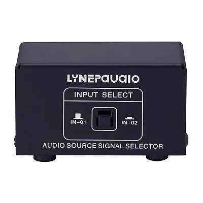 LINEPAUDIO Audio Switcher RCA 2 In 1 Out / 1 In 2 Out A/B Switch Stereo E3I0 • $19