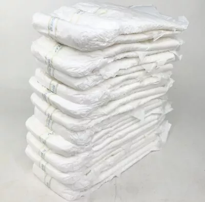 Vintage Open Pack Of 16 Plastic Backed Adult Diaper  Nappies Small 22”-26” Waist • $29.99