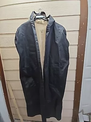 Wilson Official Sideline Black Cape Coat Jacket Over Shoulder USA Vintage RARE • $315.99