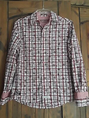 English Laundry John Lennon Imagine Mens Long Sleeve Button Down Shirt Med. • $39.99