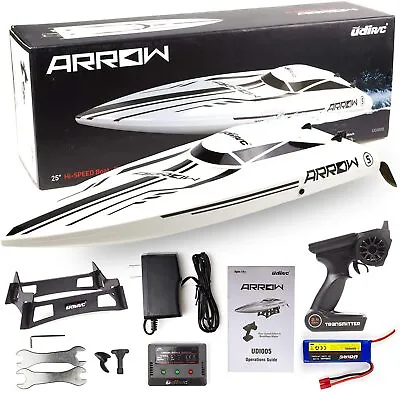 UDI RC Racing Boat Brushless High Speed Electronic Remote Control Boat Adult Kid • $149.98