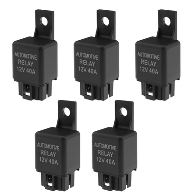 £10.22 • Buy 5x Car Relay 12V 40A 4 Pin SPDT Relay Automotive Relay For Car Alarm Pop Door