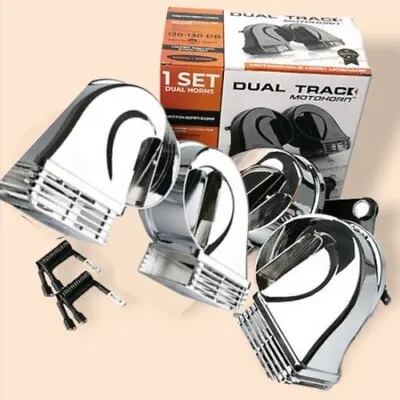  Dual Track Chrome Motorcycle Horn                               Super Loud!!! • $99