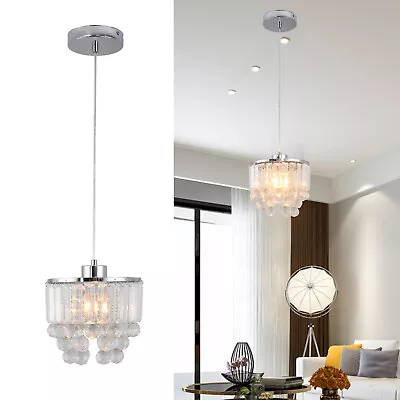 Modern Crystal Pendant Light 3-Pack Kitchen LED Chandelier Hanging Lamp Fixture • $52.25