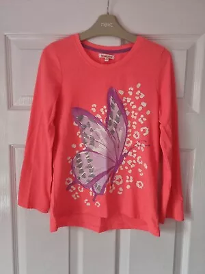 £1.50 • Buy Blue Zoo Girls Long Sleeved Butterfly T-shirt Age 9-10 Years