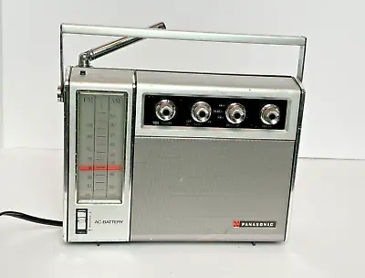 VINTAGE 1968 Panasonic Model # RF-757 AM/FM 10 Transistor Radio Working! • $34.95