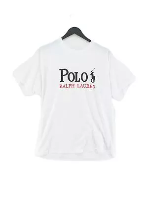 Ralph Lauren Men's T-Shirt Chest: 57 In White Graphic 100% Other Basic • £8