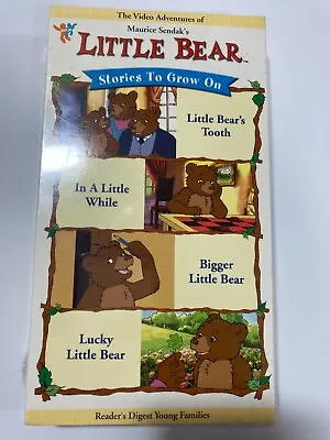 Maurice Sendak's Little Bear VHS Stories To Grow On Animated New Sealed 2004 • $14.97