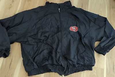 Vintage San Francisco 49ers Logo 7 NFL 2XL  Windbreaker Zip Up Jacket   • $42.99