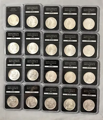 1878-1921 Morgan $ Starter Collection. P O D S Mints. 20 Different Dates. • $989