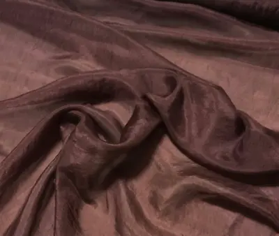 $11.99 • Buy Hand Dyed MAHOGANY BROWN China Silk HABOTAI Fabric