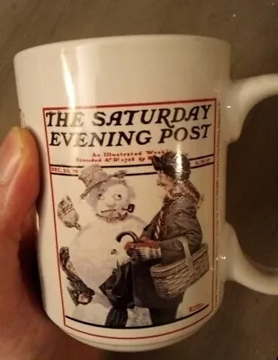 Norman Rockwell - The Saturday Evening Post - Snowman Coffee Mug • $14