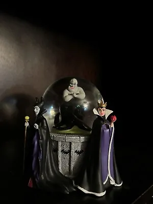 Disney Villains Waterball - With Box - Ursula Maleficent And Evil Queen  • $55