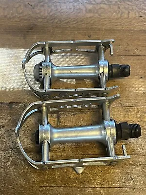 Vintage MKS Sylvan Pedals SY-1 9/16s English ~missing Dust Cap~ Made In Japan • $24.99