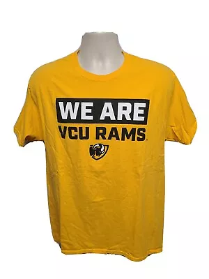 We Are Virginia Commonwealth University VCU Rams Adult Large Yellow TShirt • $15