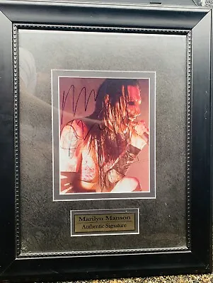Marilyn Manson Signed & Authenticated Framed Photo • $809.51