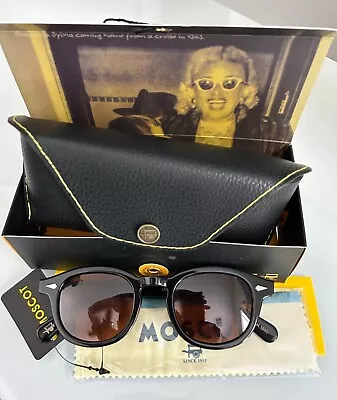 Moscot Lemtosh Nyc 46 24-145 Sunglasses/ Black Frame /comes With Accessories • $90