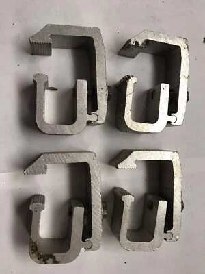 $25 • Buy 4 Ez Pickup Truck Camper Shell Canopy Topper No Drill Aluminum Clamp-on Bracket