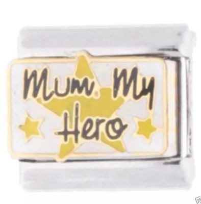 Mum My Hero -Daisy Charm Compatible With Italian Modular Charm Bracelets • £4.51