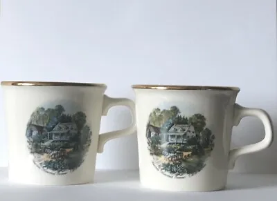 Vintage Taylor International American Homestead Summer Maxwell House Coffee Mugs • $20.05