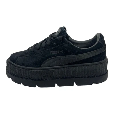 $64.99 • Buy Puma Fenty Rihanna Black Suede Cleated Creeper Platform Sneakers US7 UK4.5