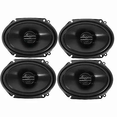 Pioneer 2 PAIRS X TS-G6820S 6  X 8  500W Max /80W RMS 2-Way Coaxial Car Speakers • $73.99