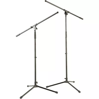 Musician's Gear Tripod Mic Stand With Fixed Boom (2-Pack) • $29.99