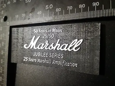 Logo MARShall Jubilee Series 50 Years 85mm =3.35 Inch • $8.99