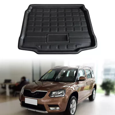 Fit Skoda Yeti 5L 2009-2017 Rear Boot Cargo Liner Trunk Floor Mat Carpets Tray • $38.91